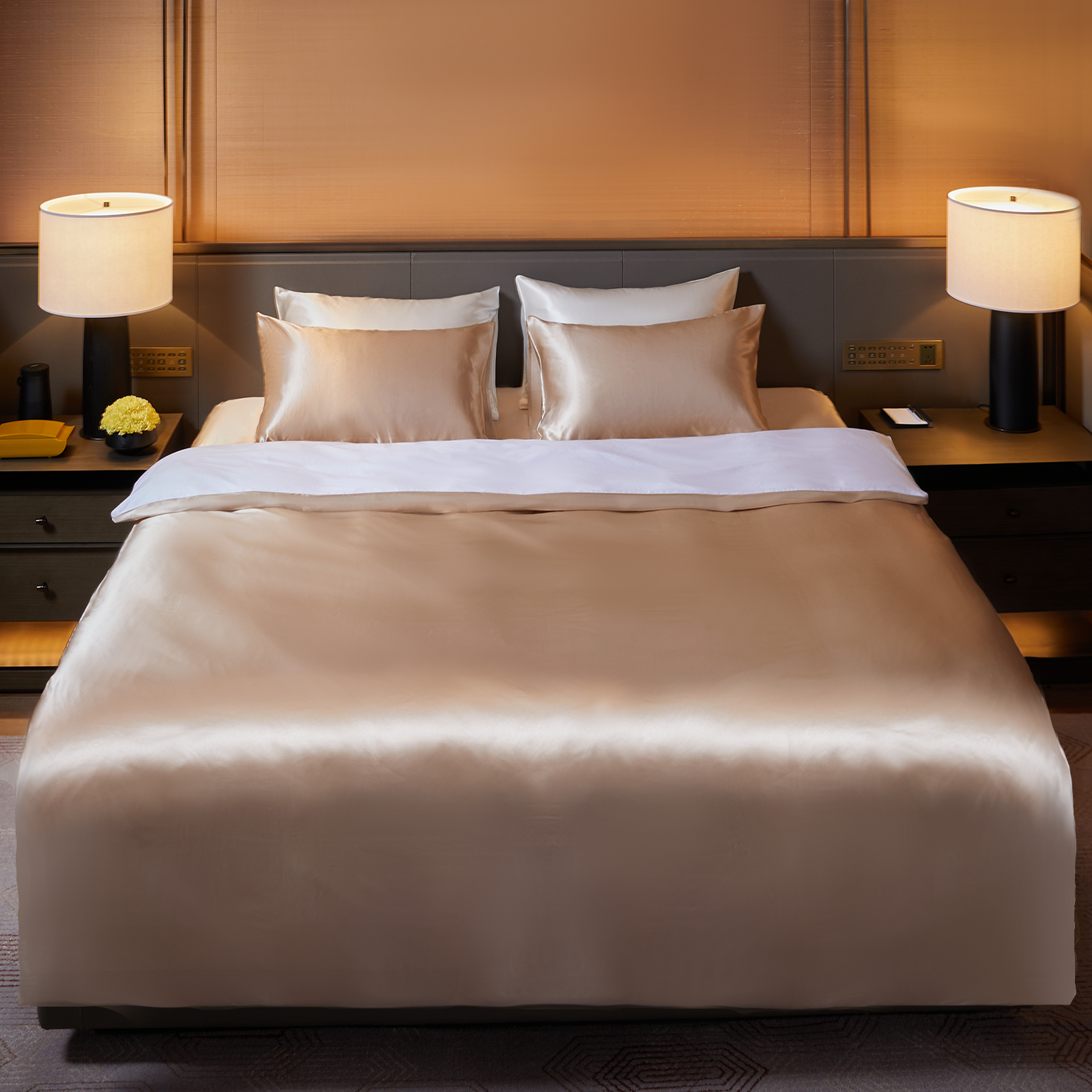 シルク100% 布団カバー