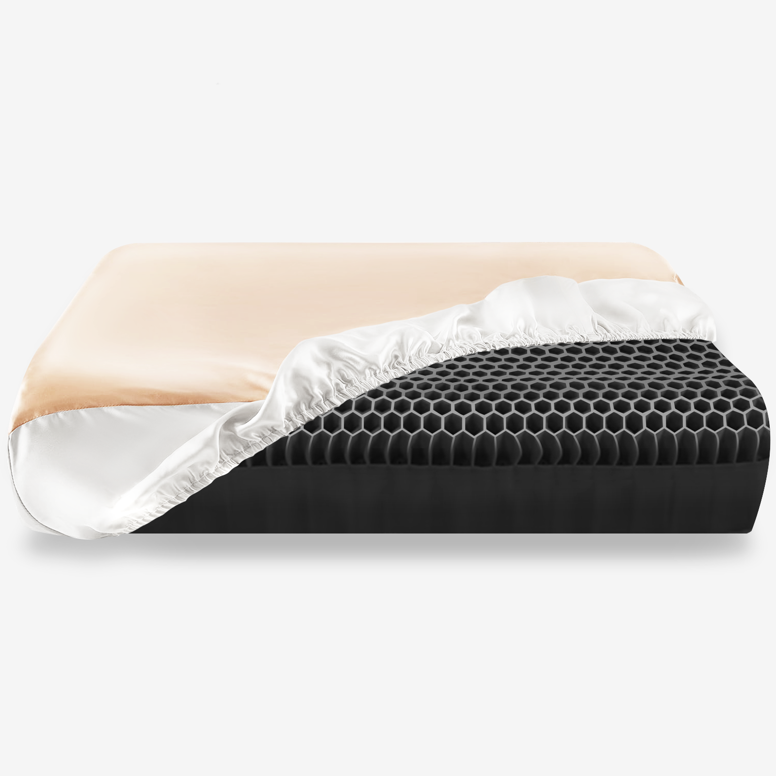 シルク100% 枕カバー 伸縮式