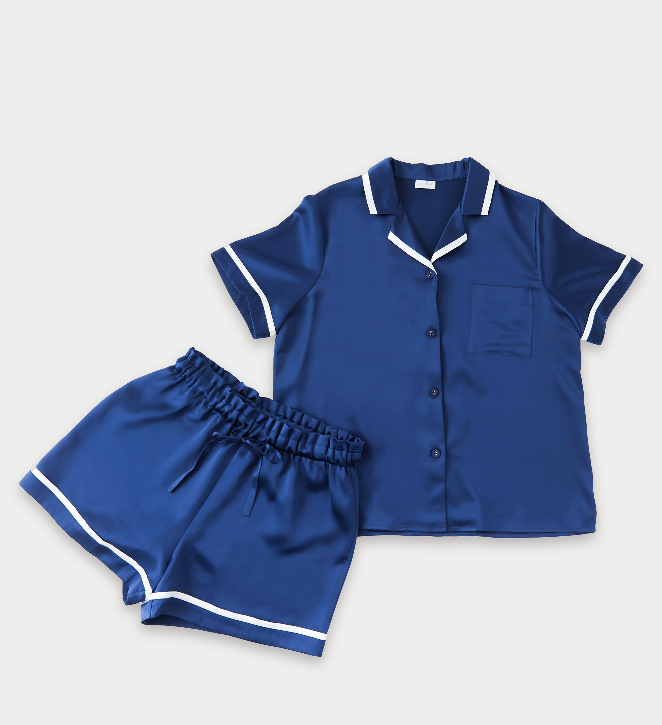 シルク半袖パジャマ