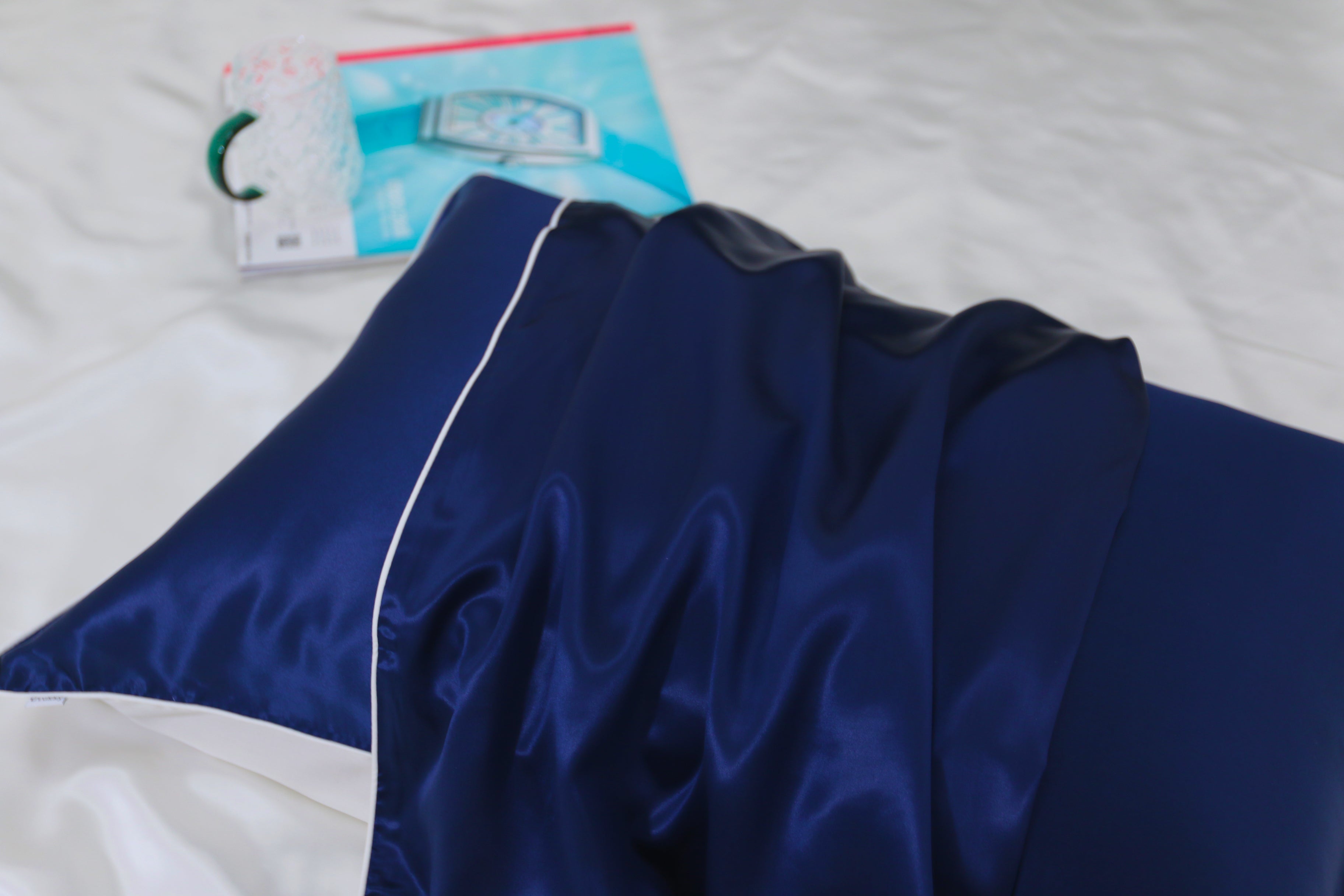 シルク100% 枕カバー 片面