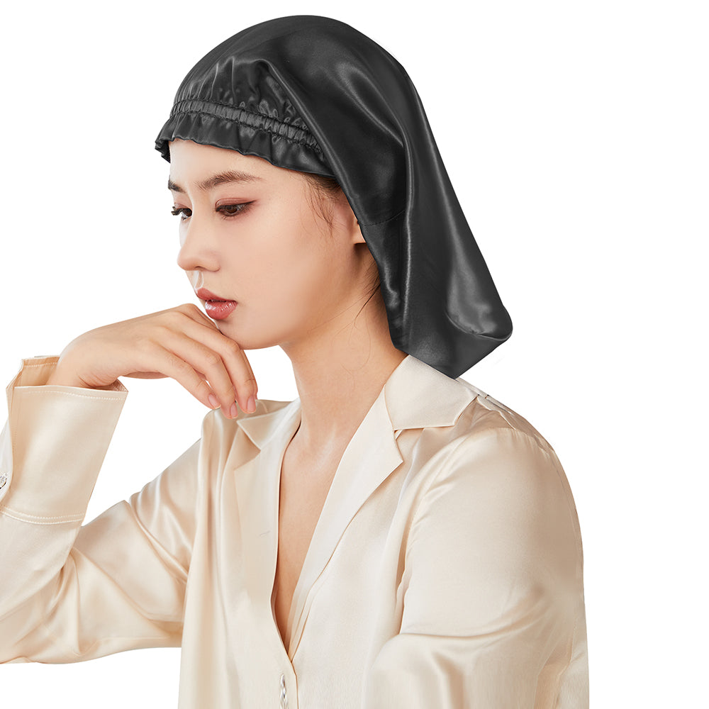 シルク100% ナイトキャップ 全周ゴムタイプ.