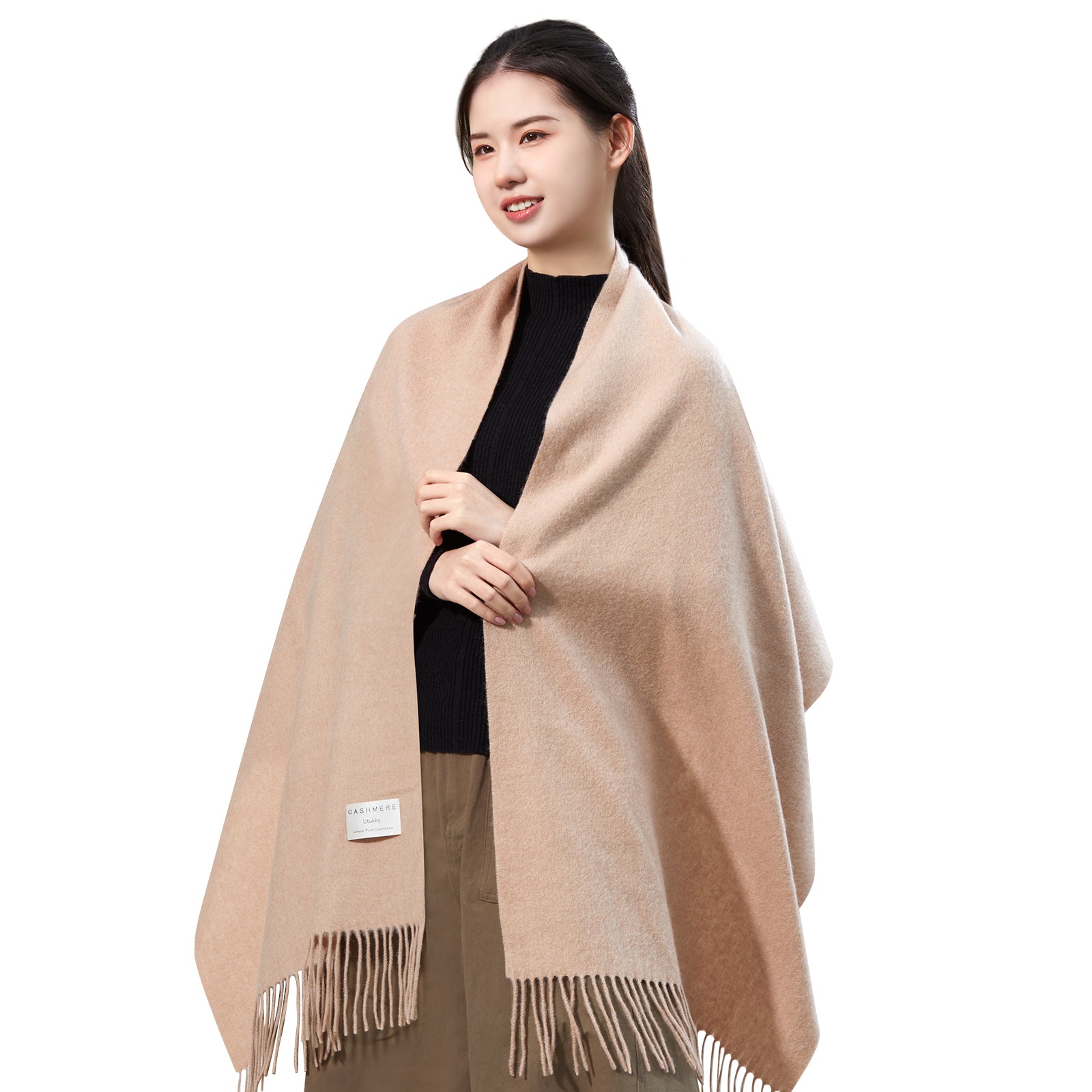 カシミヤストール 大判 200*50cm