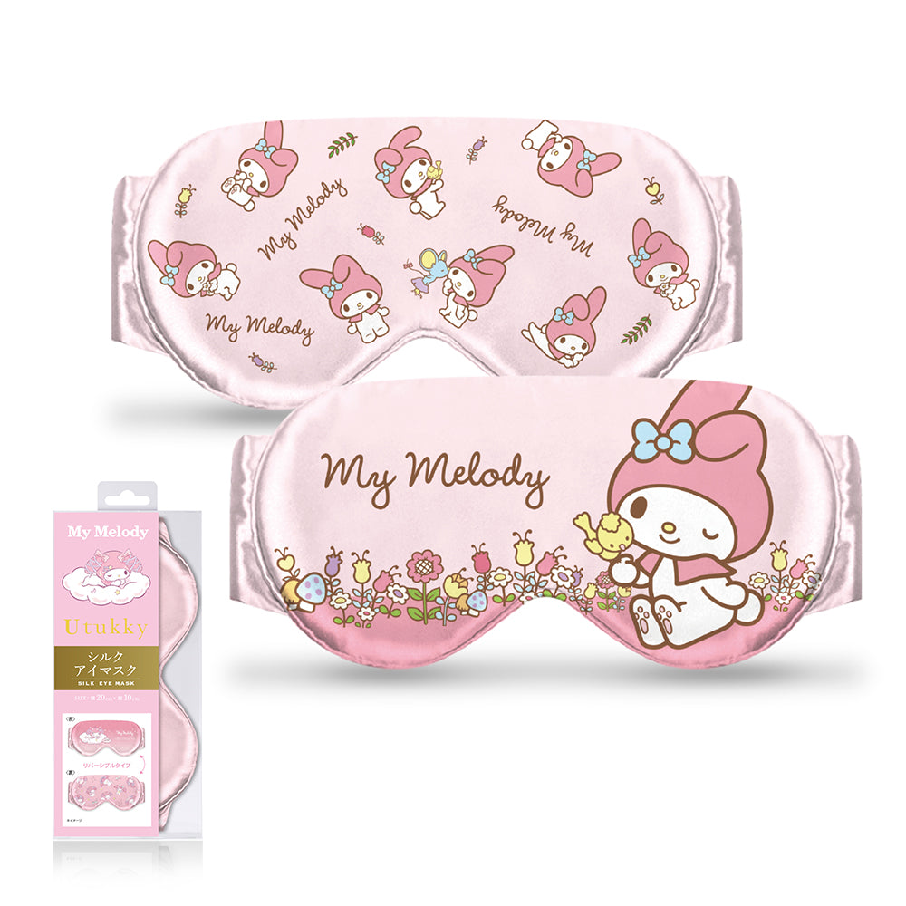 Utukky アイマスク シルク サンリオキャラクターズ