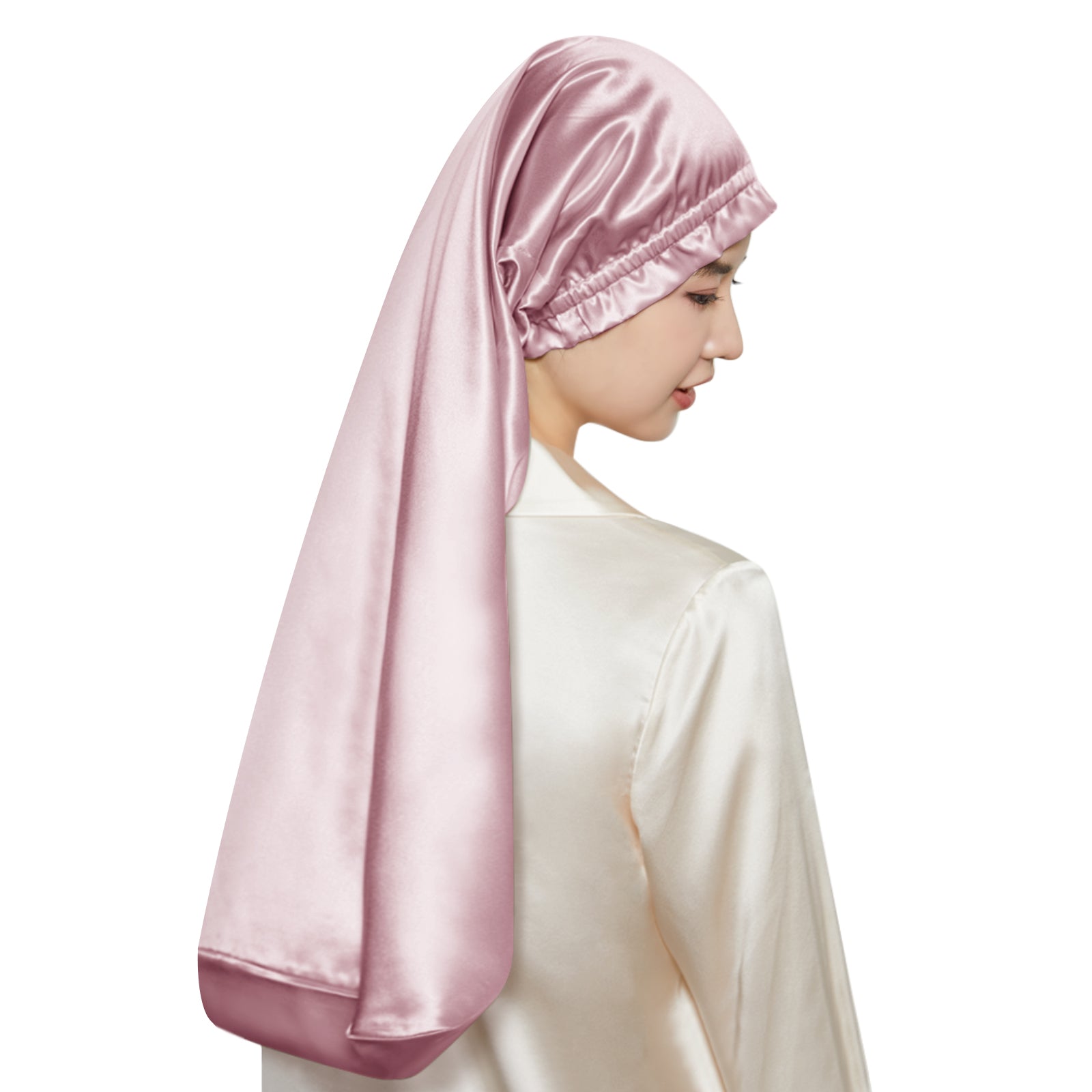 シルク100% ナイトキャップ 全周ゴムタイプ.