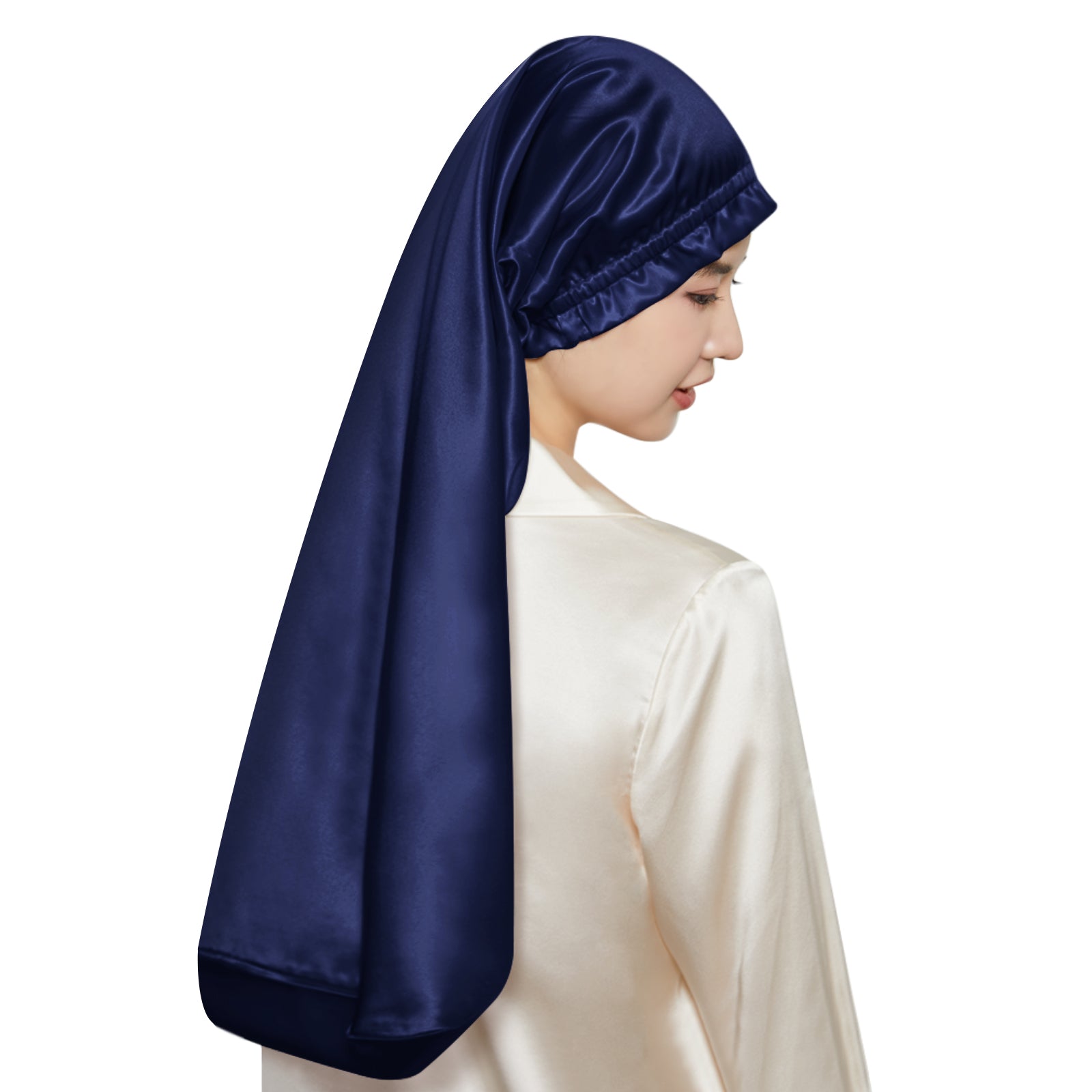 シルク100% ナイトキャップ 全周ゴムタイプ.