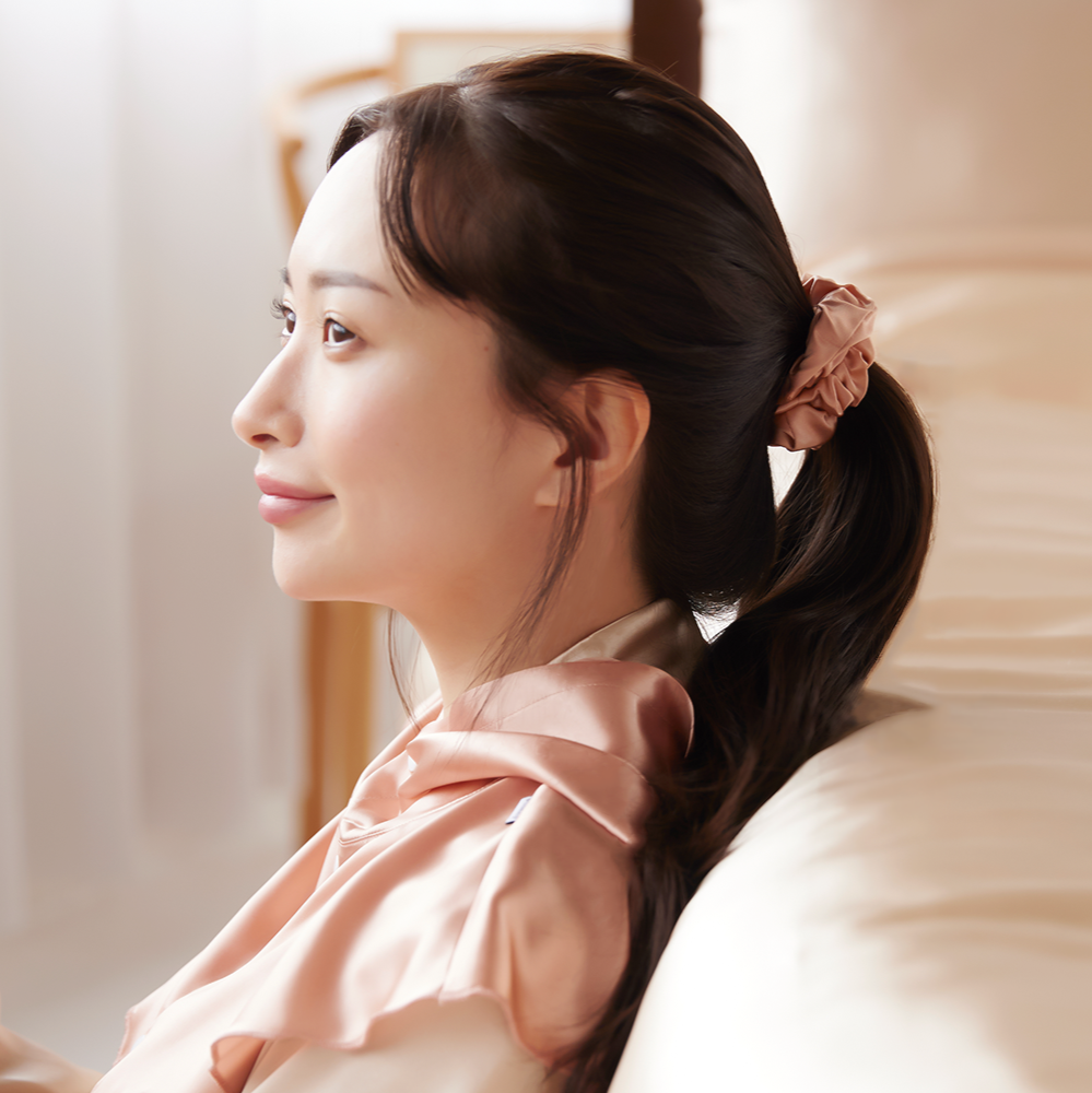 シルク100% シュシュ