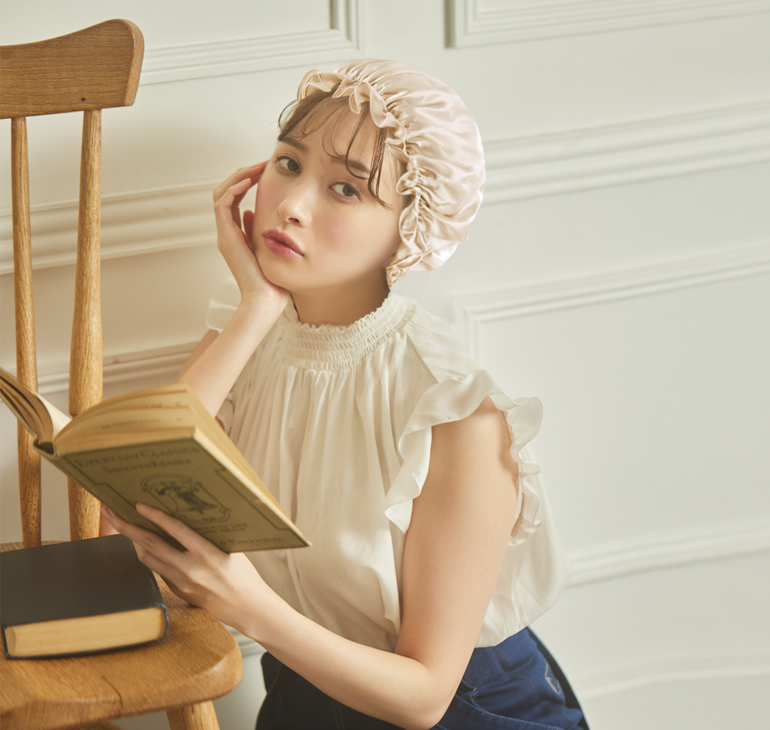 シルクナイトキャップ 丸型