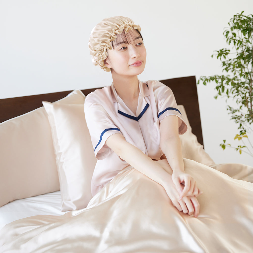 シルクナイトキャップ 丸型