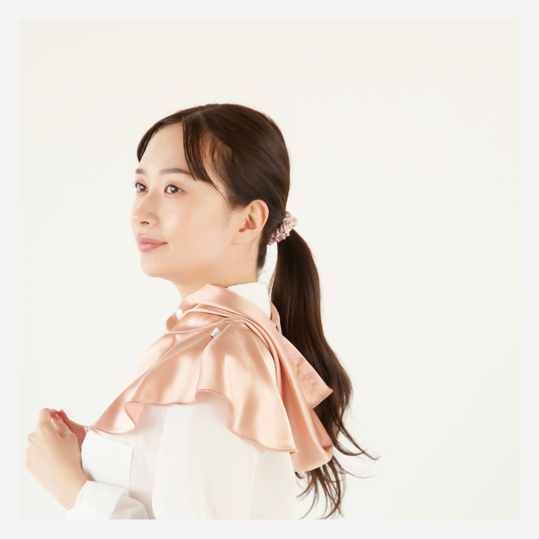 シルク100% ヘアゴム