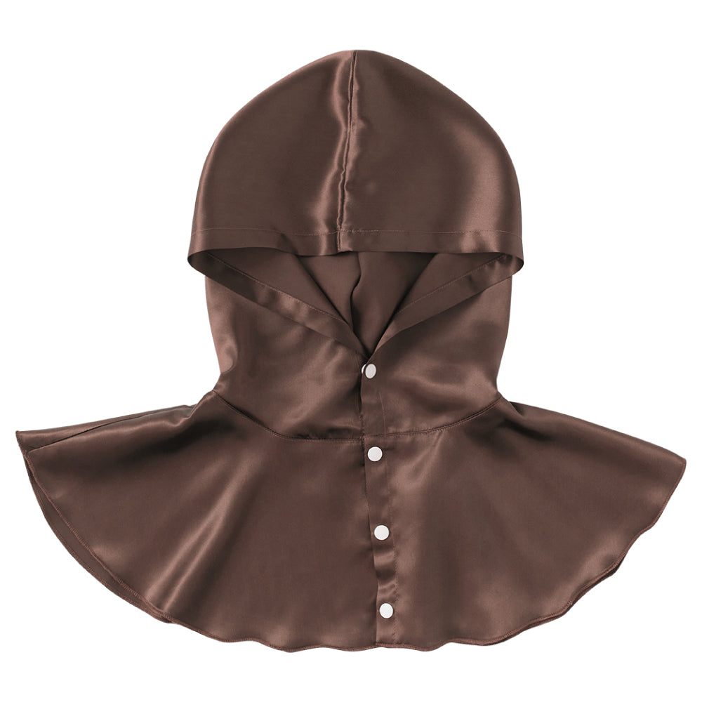 シルク100% ナイトキャップ ナイトフーディ 筒型