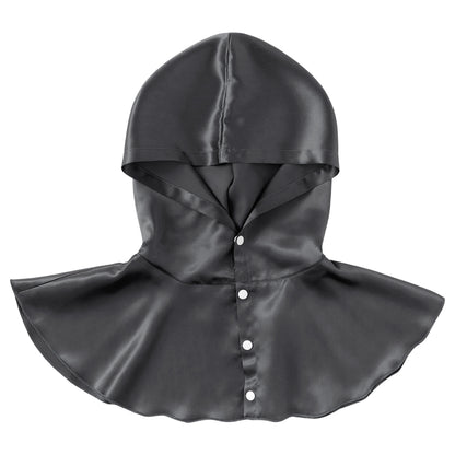 シルク100% ナイトキャップ ナイトフーディ 筒型