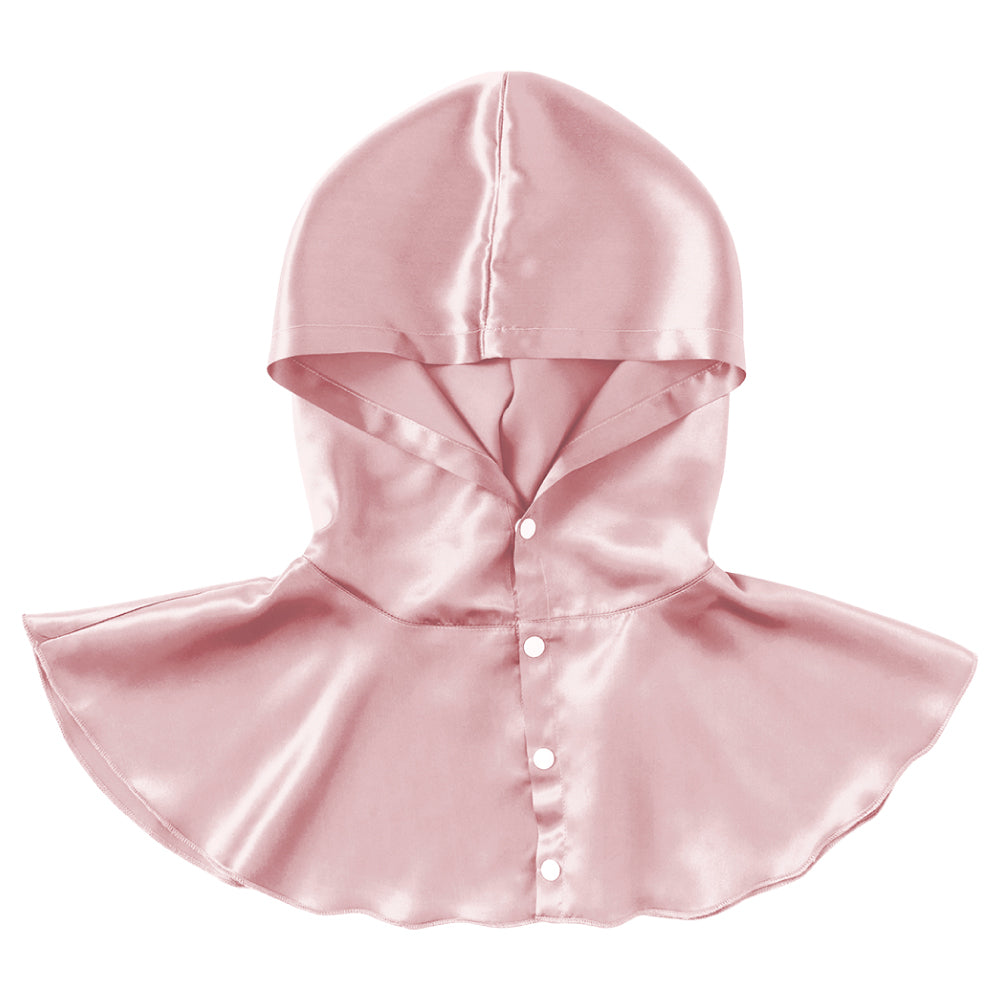 シルク100% ナイトキャップ ナイトフーディ 筒型