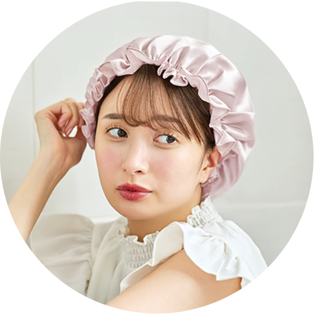 シルク ナイトキャップ丸型